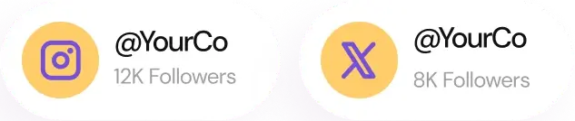 Image of instagram and x logos